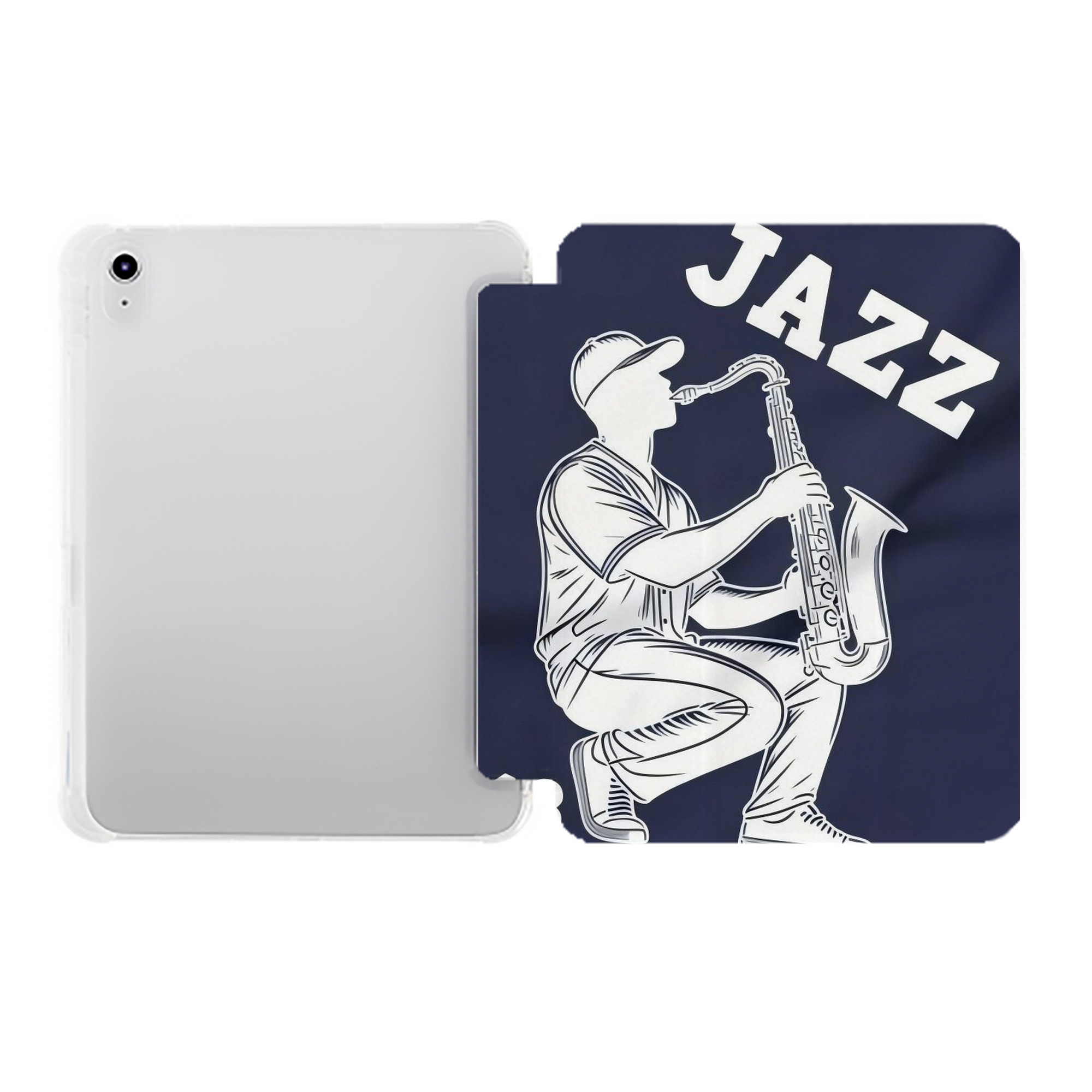 Jazz Chisholm Jr. 56 Premium Tri-Fold PU Leather & Silicone IPad Case With Pencil Slot – Fits 9.5,10.5,10.9 – Adjustable Stand, Slim, Protective
